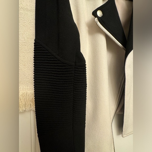 Aritzia Wilfred Montesson Crepe Jacket / Blazer - black & white / cream - Picture 14 of 16